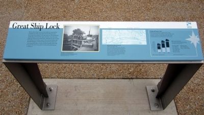Great Ship Lock Marker. Click for full size. Great Ship Lock Marker image. Click for full size.