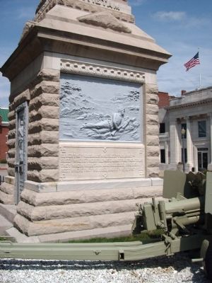 Left Panel - - Dubois County Civil War Memorial Marker image. Click for full size.