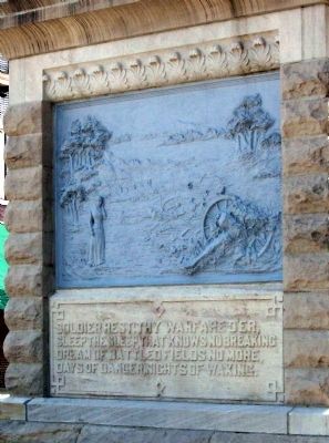 Right Panel - - Dubois County Civil War Memorial Marker image. Click for full size.