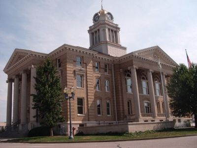 North/West Corner - - Dubois County Courthouse image. Click for full size.