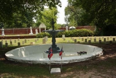 Magnolia Cemetery Confederate Dead Memorial Fountain image. Click for full size.