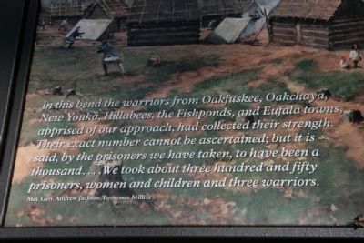 Tohopeka in Flames Marker (Jackson's Report) image. Click for full size.