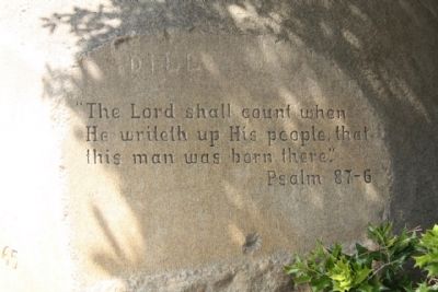 Joseph Wheeler Marker - Etched on right side : image. Click for full size.