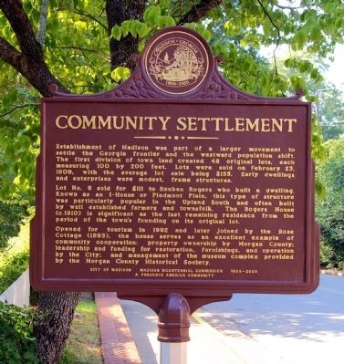 Community Settlement Marker image. Click for full size.