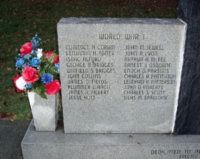 Left Panel - - Martin County Honor Roll Marker. Click for full size. Left Panel - - Martin County Honor Roll Marker image. Click for full size.