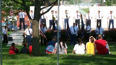 Memorial Day Service at Veterans Memorial. Click for full size. Memorial Day Service at Veterans Memorial image. Click for full size.