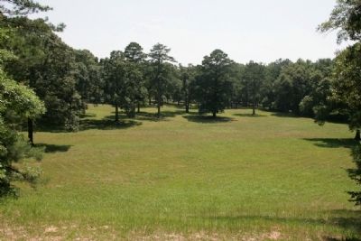Site of the Red Stick's village Tohopeka viewed from the overlook. image. Click for full size.