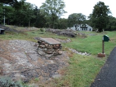 Marker on Constitution Island. Click for full size. Marker on Constitution Island image. Click for full size.