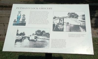 Putman's Lock Grocery Marker image. Click for full size.