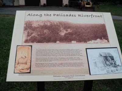 Along the Palisades Riverfront Marker image. Click for full size.