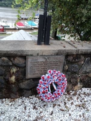 Marker at Garrisons Landing image. Click for full size.