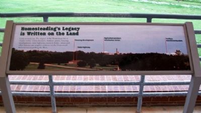 Homesteading's Legacy is Written on the Land Marker image. Click for full size.