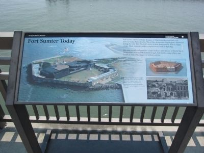 Fort Sumter Today Marker image. Click for full size.