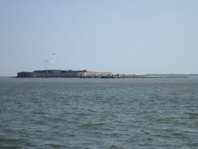 Fort Sumter from the Tour Boat. Click for full size. Fort Sumter from the Tour Boat image. Click for full size.