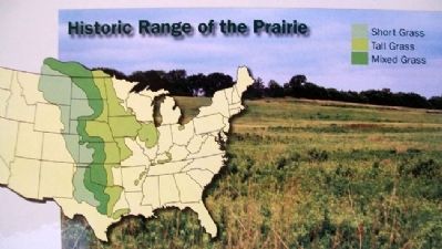 Map on A Prairie Reborn Marker image. Click for full size.