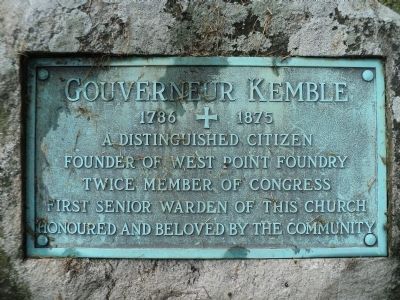Gouverneur Kemble Marker image. Click for full size.