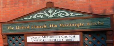 The United Church/<i>Die Vereinigte Kirche</i> image. Click for full size.