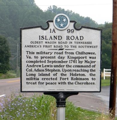 Island Road Marker image. Click for full size.