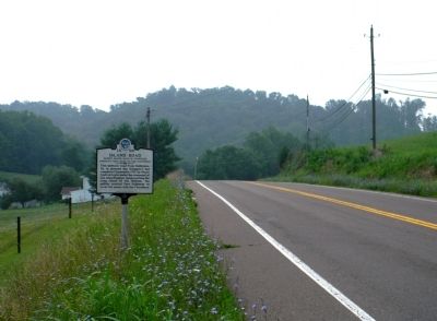 Wide view of the Island Road Marker image. Click for full size.