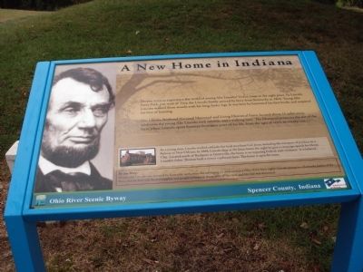 A New Home in Indiana Marker image. Click for full size.