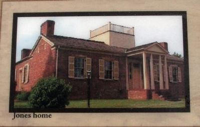 Marker Photo - - "Jones Home". Click for full size. Marker Photo - - "Jones Home" image. Click for full size.