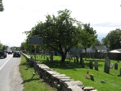 Old Baptist Cemetery and Marker. Click for full size. Old Baptist Cemetery and Marker image. Click for full size.