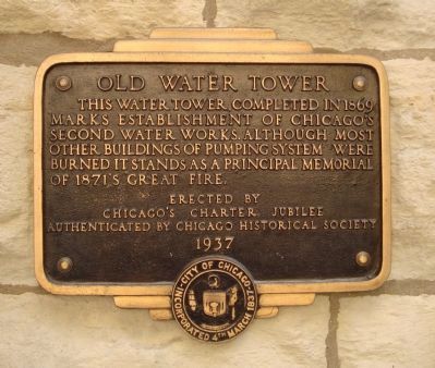Old Water Tower Marker image. Click for full size.