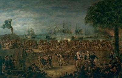 Battle of Fort Moultrie image. Click for full size.