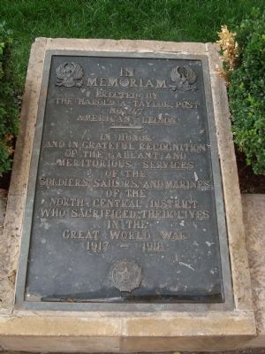 Great World War Marker. Click for full size. Great World War Marker image. Click for full size.