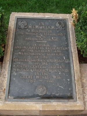 Great World War Marker image. Click for full size.