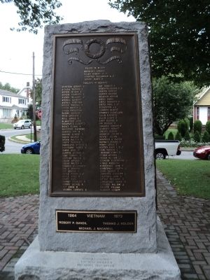Roll of Honor Marker (East Side) image. Click for full size.