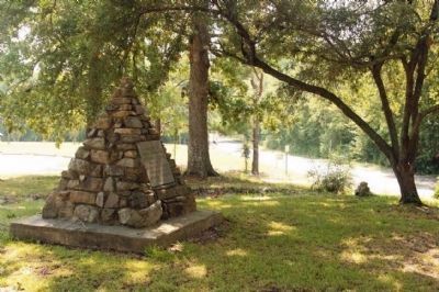 Original Site of Furman Academy Marker seen with southbound Church Street in background image. Click for full size.