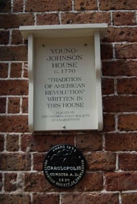 Young-Johnson House Marker image. Click for full size.