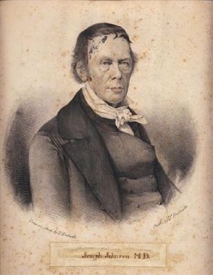 Dr. Joseph Johnson, M.D.<br>1776-1862 image. Click for full size.