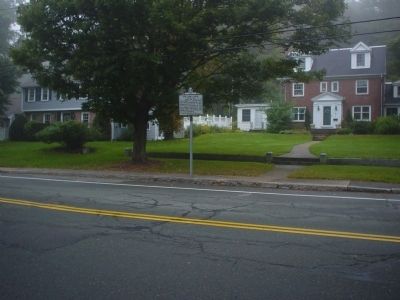 Pillow Lace Marker as seen from across High St.. Click for full size. Pillow Lace Marker as seen from across High St. image. Click for full size.