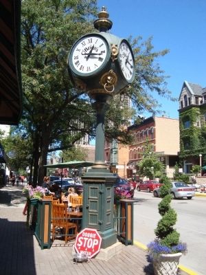 A Clock in Old Town. Click for full size. A Clock in Old Town image. Click for full size.