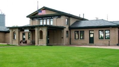 Former Burlington Route Railroad Depot. Click for full size. Former Burlington Route Railroad Depot image. Click for full size.