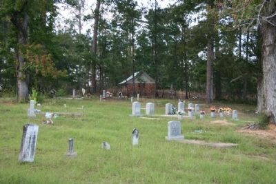 Airmount Cemetery and shelter in the distance toward the back of the cemetery. image. Click for full size.