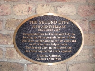 Second City Marker image. Click for full size.