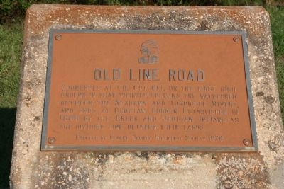 Old Line Road Marker image. Click for full size.