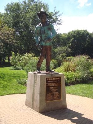 The Scarecrow Statue in Oz Park image. Click for full size.