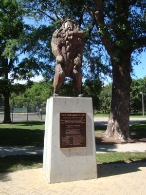 The Cowardly Lion Statue in Oz Park image. Click for full size.