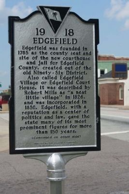 Edgefield Marker image. Click for full size.
