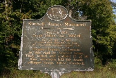 Kimbell - James Massacre Marker image. Click for full size.