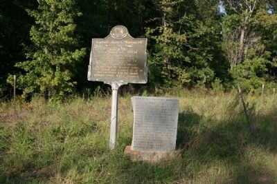 Kimbell - James Massacre and Reverend Timothy Horton Ball, A. M. Markers image. Click for full size.