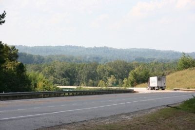 The Alabama Countryside near the ghost town of Claiborne. Looking across the Alabama River Valley. image. Click for full size.