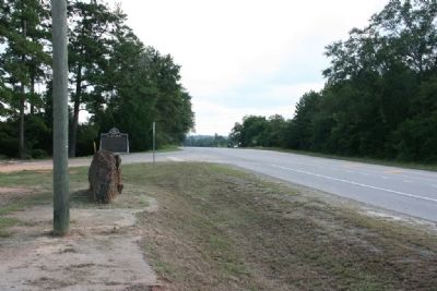 Piache and Claiborne Markers (East Bound View) image. Click for full size.