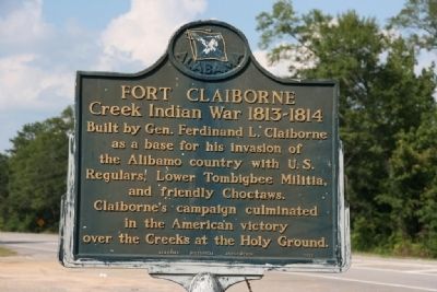Fort Claiborne Marker image. Click for full size.