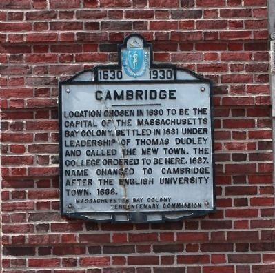 Cambridge (Massachusetts Avenue & Dunster Street) Marker image. Click for full size.
