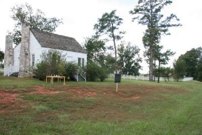 William B. Travis House and Marker. Click for full size. William B. Travis House and Marker image. Click for full size.
